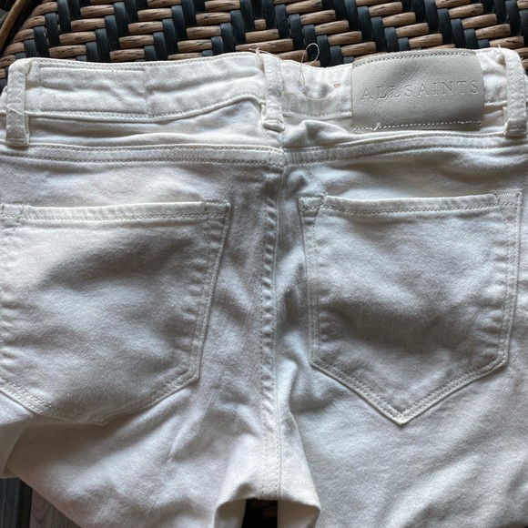 All Saints White Women's Jeans - Picture 4 of 6